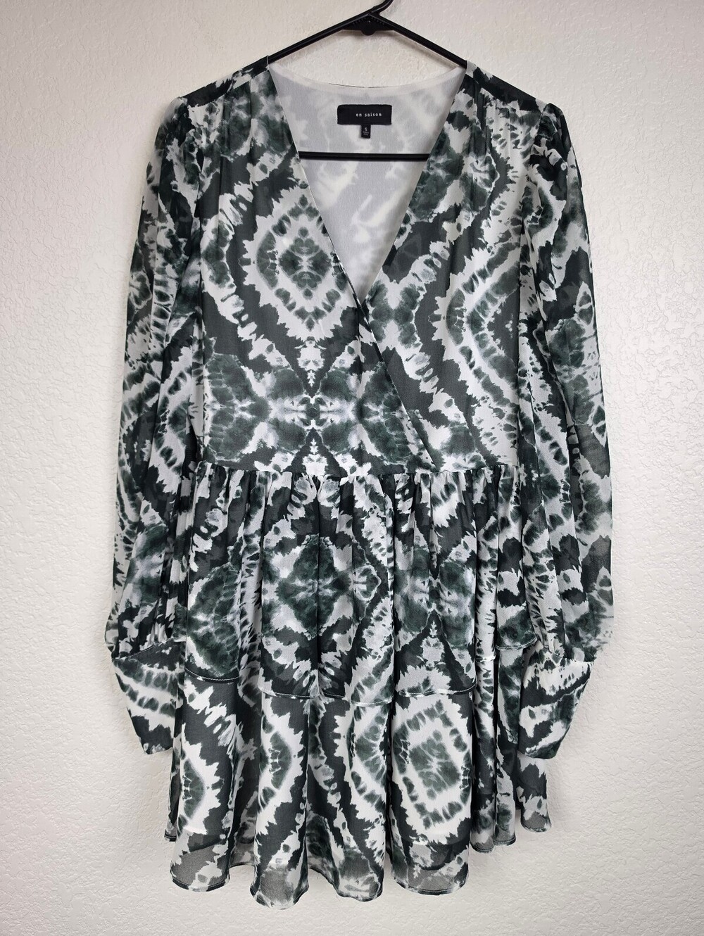 Anthropologie En Saison Tie-Dye Long Sleeve Dress Small